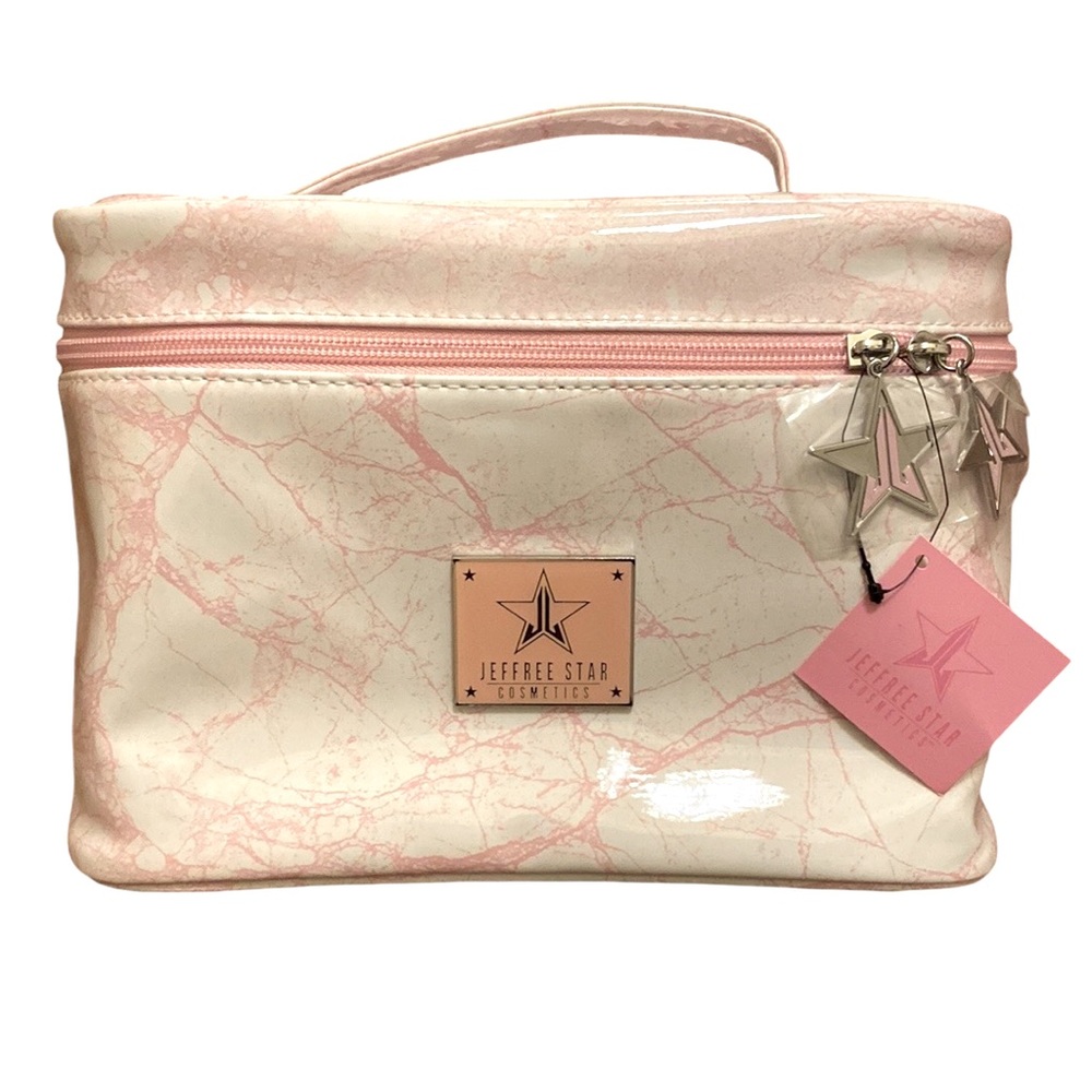 Jeffrey Star Marble Train Case